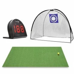 OneSwing Super Sized Driving Net Incl. Orlimar Golf Mat & Radar