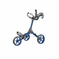 CaddyTek CaddyLite Compact - 3 Wheel Golf Trolley- Blue