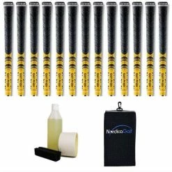Golf Pride New Decade MultiCompound MCC Yellow Grip Kit - 13 Grips, Clamp, Solvent, Tape, Towel