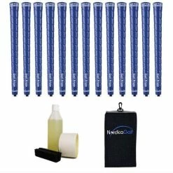 Golf Pride Tour Wrap 2G Blue Grip Kit - 13 Grips, Clamp, Solvent, Tape, Towel