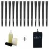 Karma Black Velvet Grip Kit - 13 Grips, Clamp, Solvent, Tape, Towel