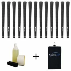 Karma Black Velvet Grip Kit - 13 Grips, Clamp, Solvent, Tape, Towel