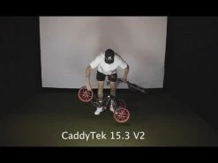 Caddytek 15.3 V2 Dark Grey - 3 Wheel Golf Trolley