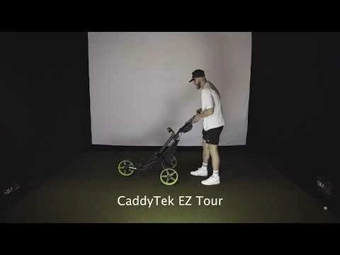 Caddytek EZ TOUR Quickfold - 3 Wheel Golf Trolley - Image 2