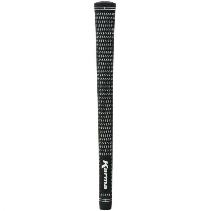 Karma Black/White Velvet Midsize Grip Kit - 13 Grips, Clamp, Solvent, Tape, Towel - Image 2