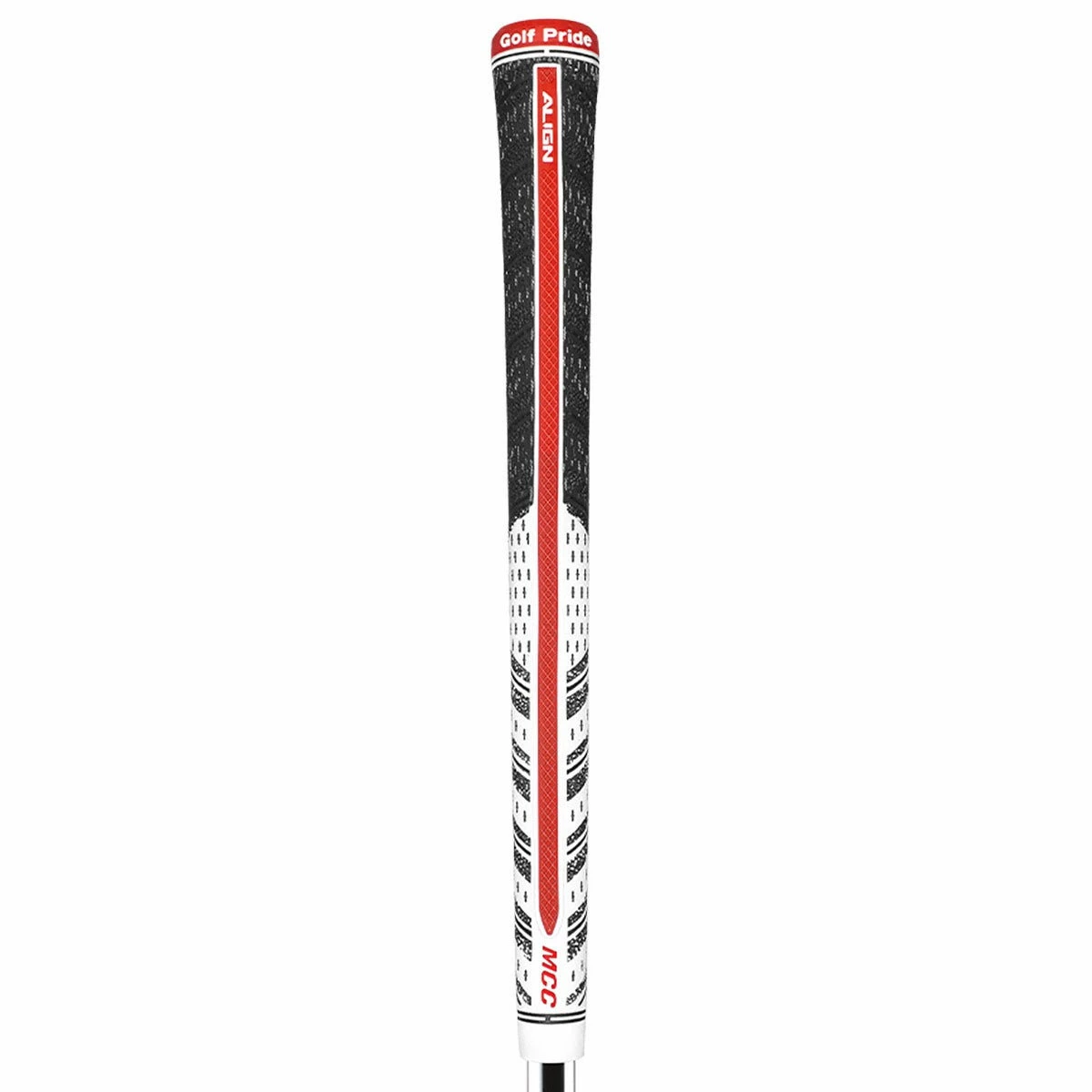 Golf Pride New Decade MultiCompound ALIGN Midsize White Ribbed Golf Grips - Image 2