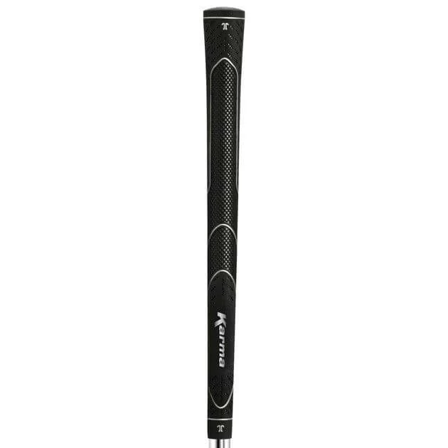 Karma Super Light Midsize Black Ribbed Grip Kit - 13 Grips, Clamp, Solvent, Tape, Towel - Image 2