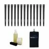 Karma Black Velvet Junior 0.540" Grip Kit - 13 Grips, Clamp, Solvent, Tape, Towel