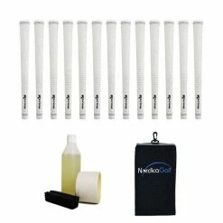 Karma White Velvet Midsize Grip Kit - 13 Grips, Clamp, Solvent, Tape, Towel