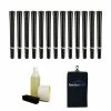 Jumbomax Large Black Grip Kit - 13 Grips, Clamp, Solvent, Tape, Towel