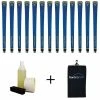 SuperStroke S-Tech Blue Grip Kit - 13 Grips, Clamp, Solvent, Tape, Towel