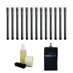 Winn DriTac Undersize Grey 0.590" Grip Kit - 13 Grips, Clamp, Solvent, Tape, Towel