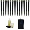 SuperStroke S-Tech Black Grip Kit - 13 Grips, Clamp, Solvent, Tape, Towel