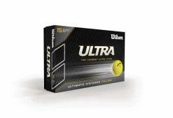 Wilson Ultra Distance New Yellow Golf Balls-15 Pack