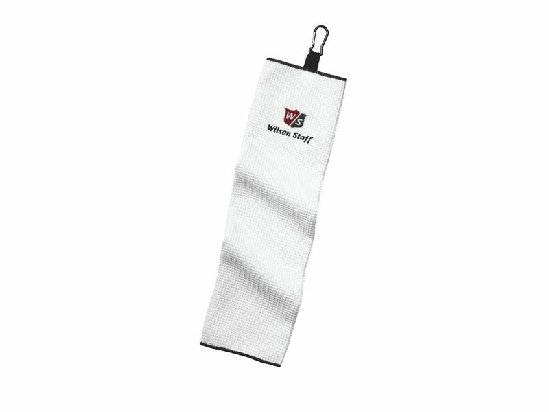 Wilson Staff Microfiber Trifold Towel-White