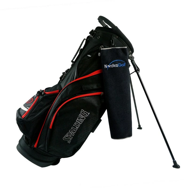 Nordicagolf Microfiber Trifold Towel-Black - Image 2